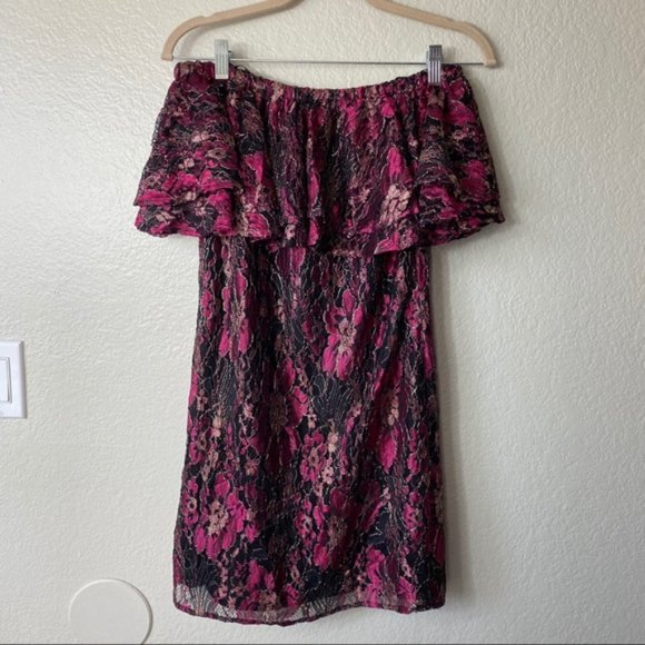 WAYF Cullen Lace Off-the-Shoulder Mini Dress - Picture 4 of 5